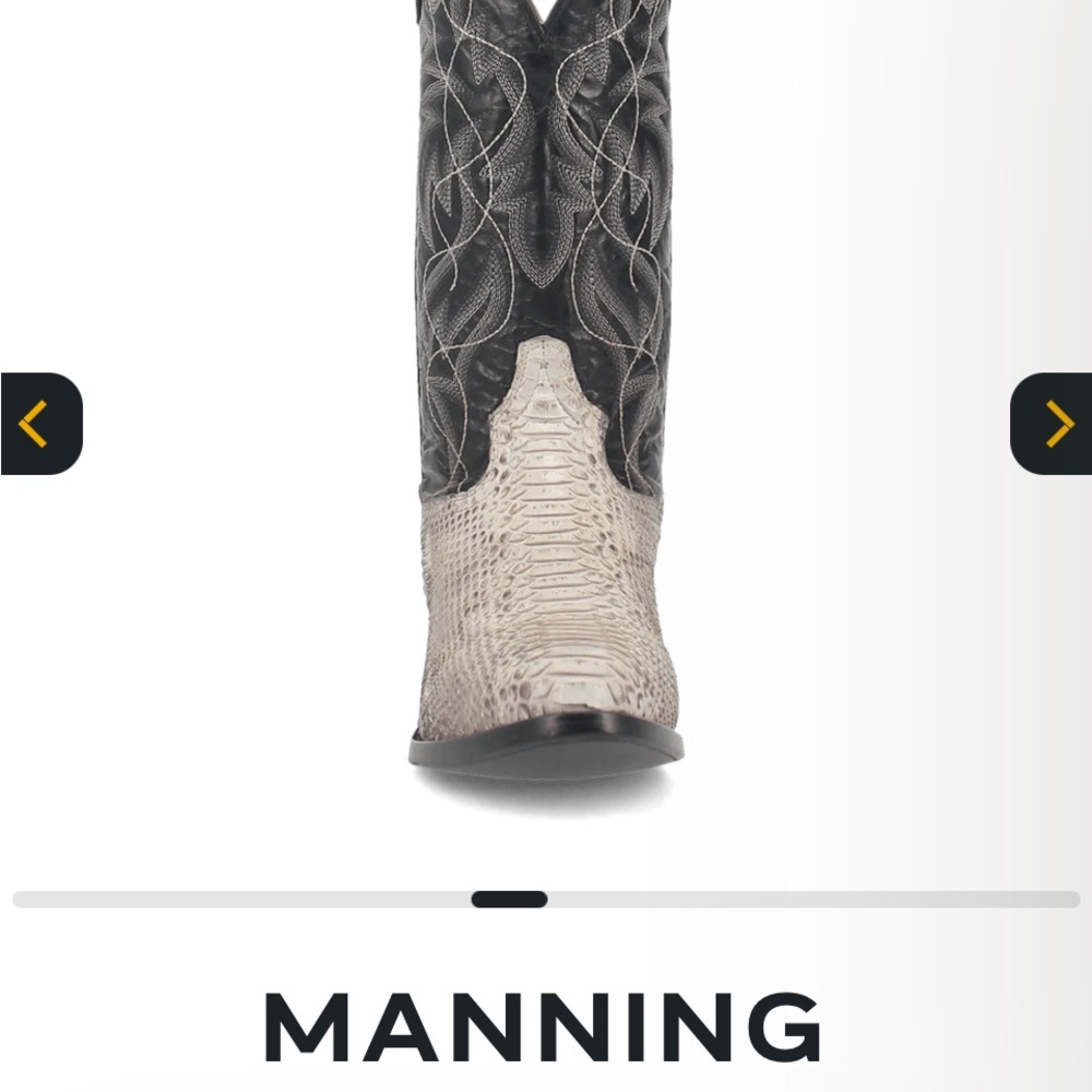 Dan Post python cowboy boots - image 11